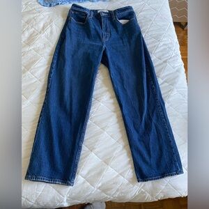 Abercrombie & Fitch High Rise Vintage Straight Jean